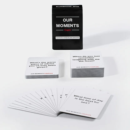 "Our Moments" Card Game for Couples