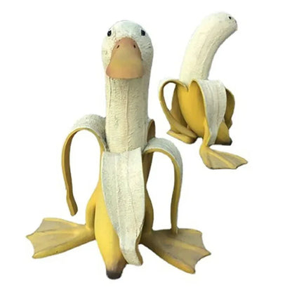 Banana Duck Garden Decor Statues