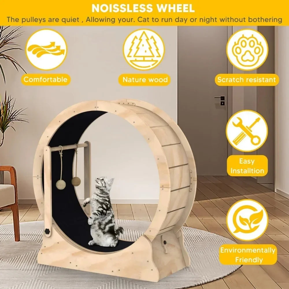 Cat Running Wheel Treadmill