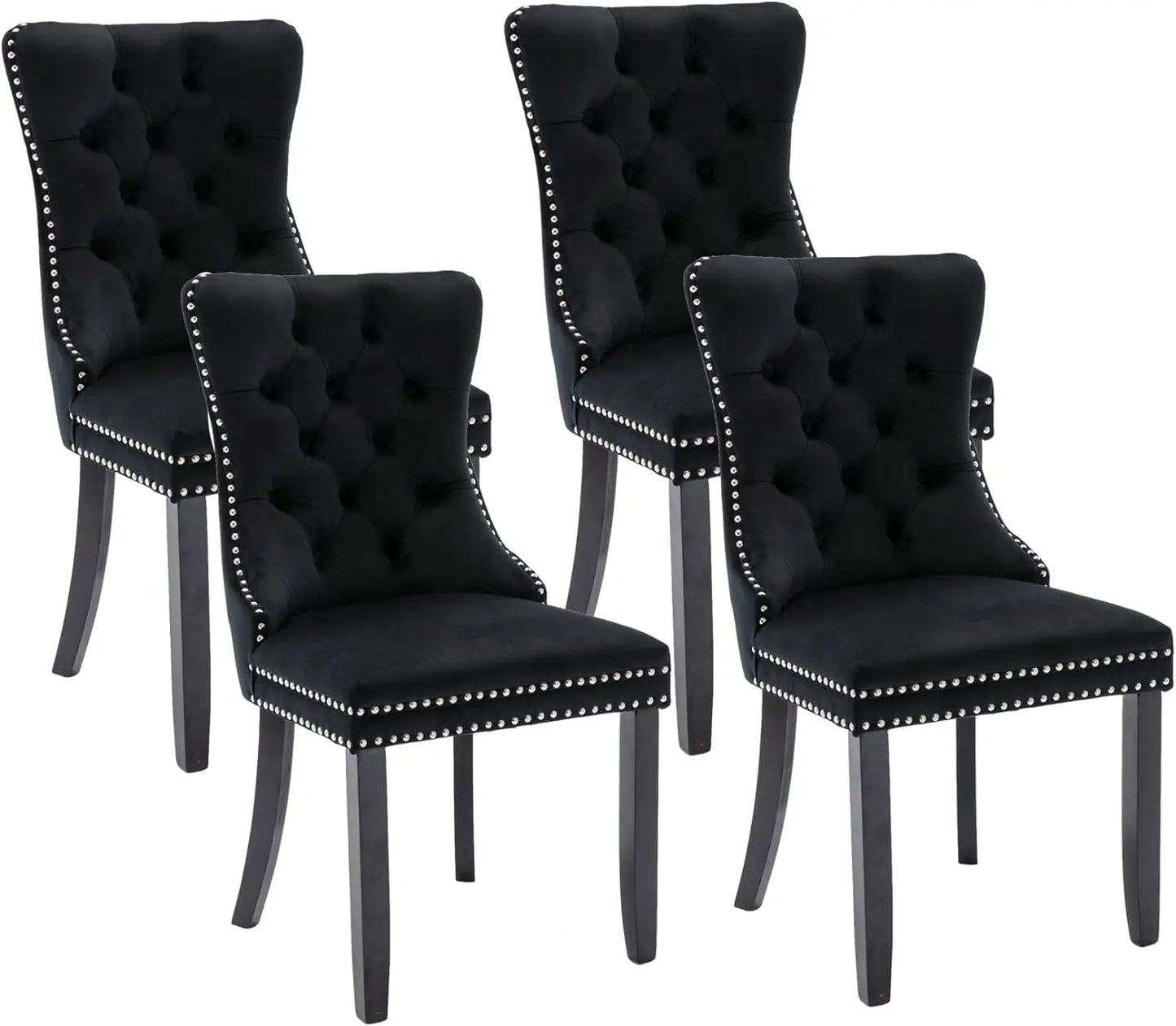 Velvet Dining Chairs Set of 4