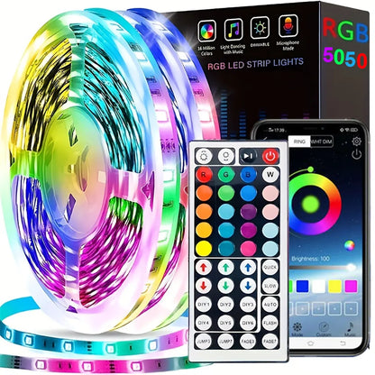 RGB LED Strip Lights with Remote Control Home Decor