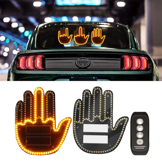 Gesture LED Car Finger Light with Remote