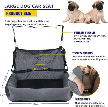 Car Pet Kennel Travel Bed