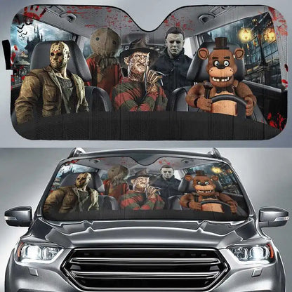 Spooky Car Sun Shades