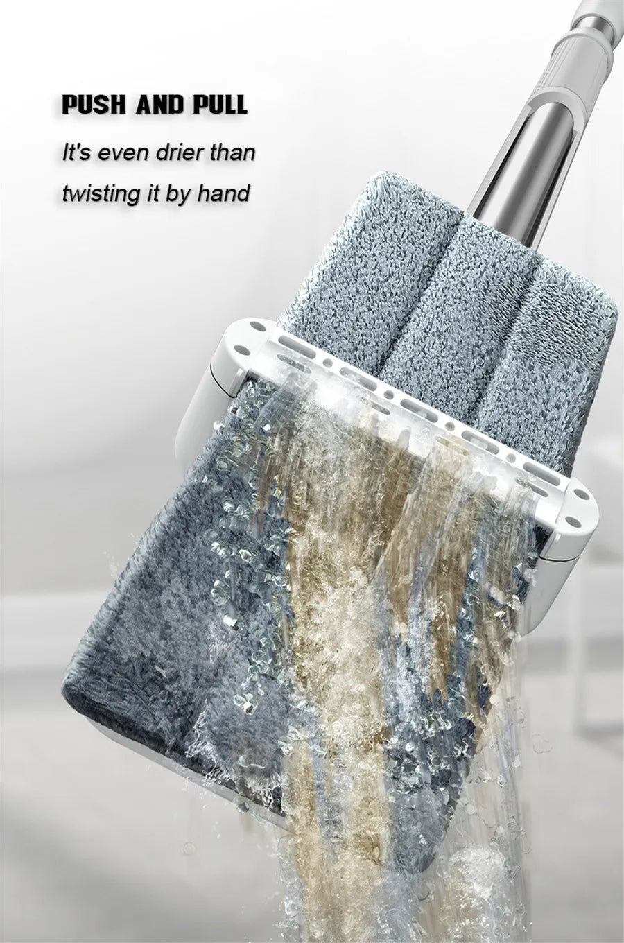 Magic Self-Cleaning Microfiber Squeeze Mop