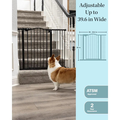 39.6” Dog Gate for Stairs & Doorways