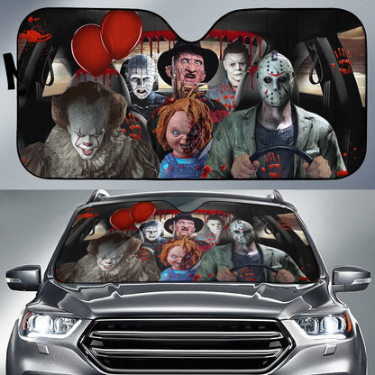 Spooky Car Sun Shades