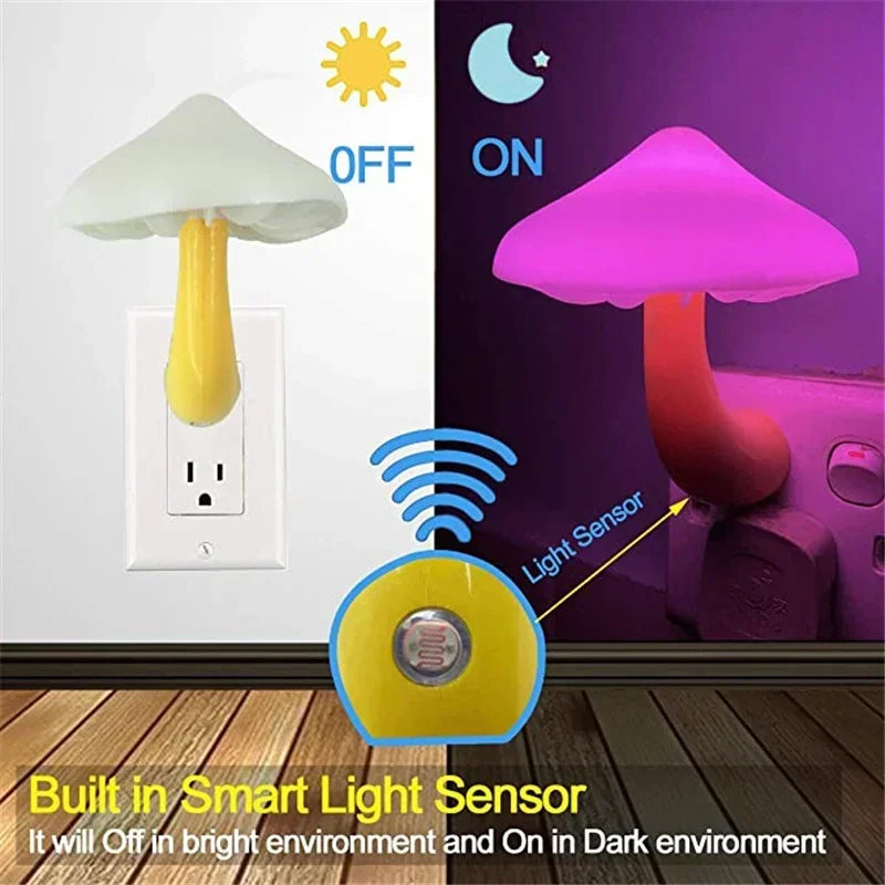 Mushroom Mini LED Night Light