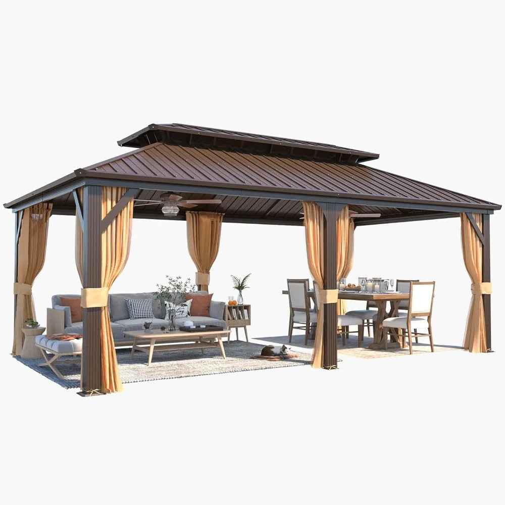 YOLENY 12ft X 20ft Hardtop Gazebo