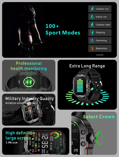 Men's Military Smart Watch