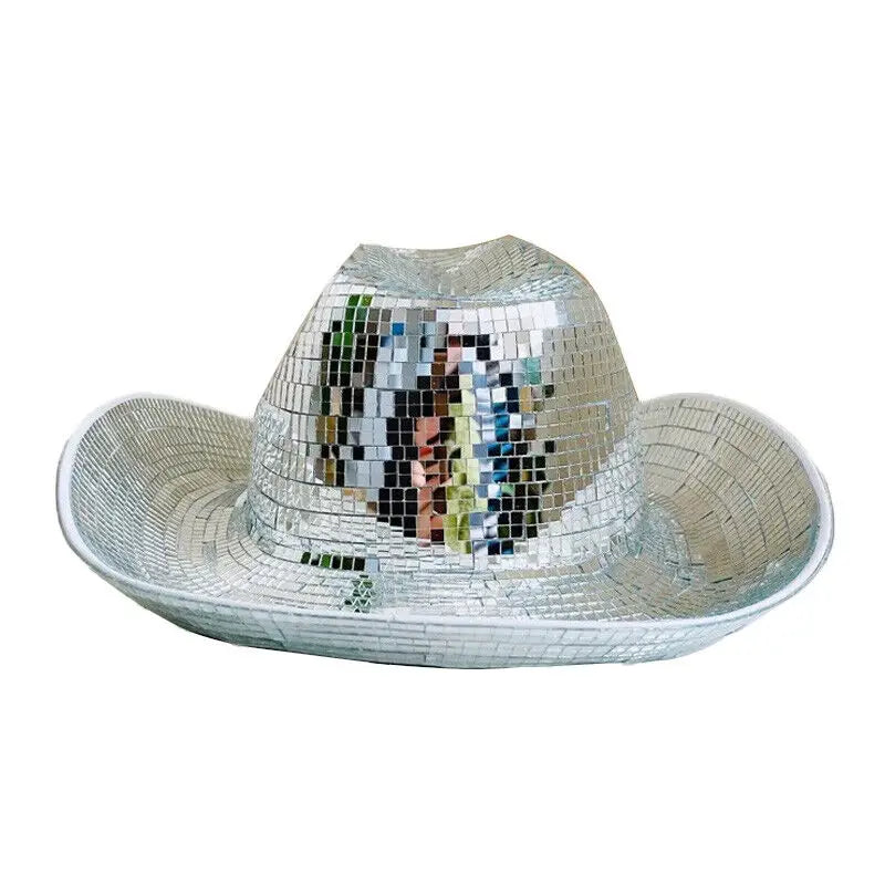 Vintage Cowgirl Disco Hat