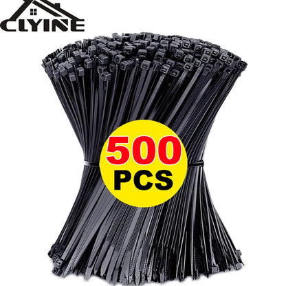 500pc Self Locking Nylon Cable Ties