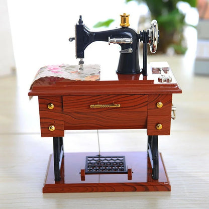 Mini-Sewing Machine Music Box