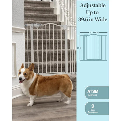 39.6” Dog Gate for Stairs & Doorways