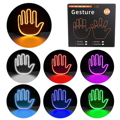 Gesture LED Car Finger Light with Remote