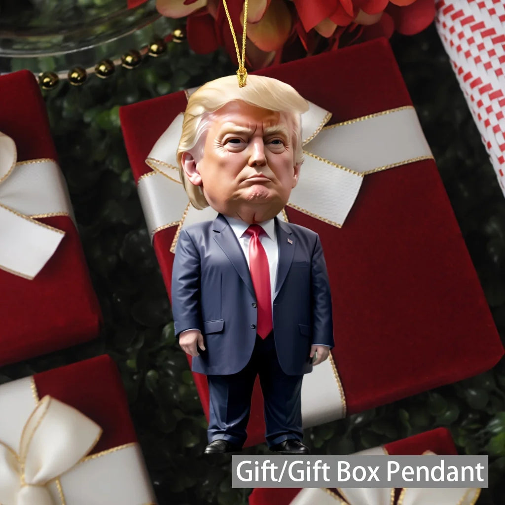 1pc Trump-inspired Acrylic  Hanging Ornament