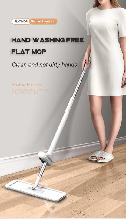 Magic Self-Cleaning Microfiber Squeeze Mop