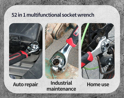 Multipurpose 52-in-1 Universal Tiger Wrench