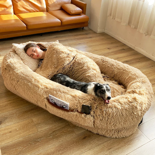 Human-Sized Jumbo Dog Bed