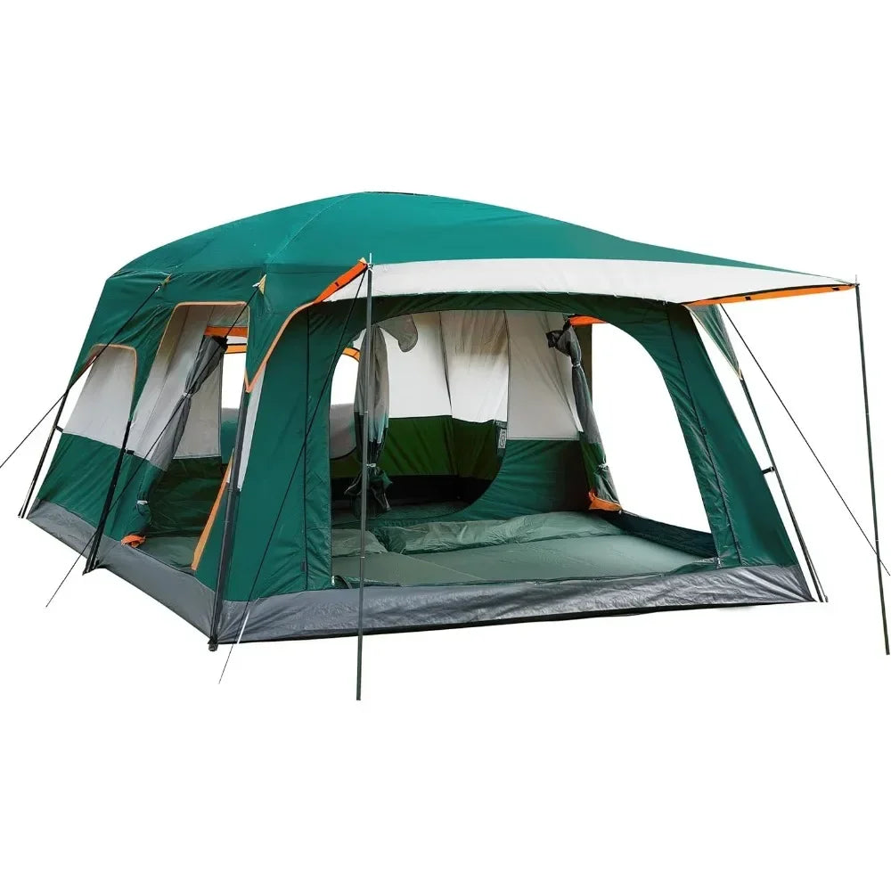 2-Room Spacious Camping Tent