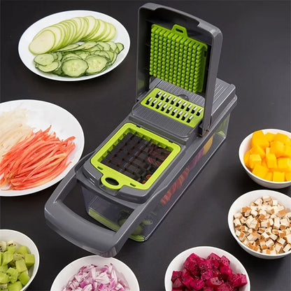 14-Piece Kitchen Vegetable Chopper Set 🥕🔪🍅