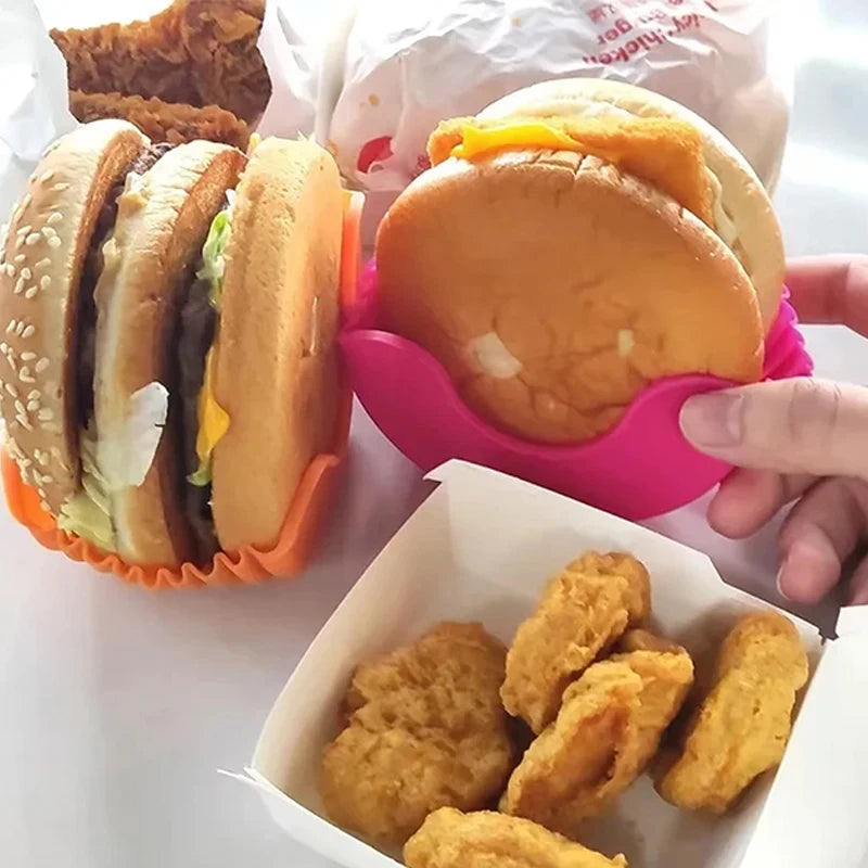 4-pc Retractable Hamburger Holder