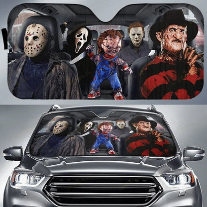 Spooky Car Sun Shades