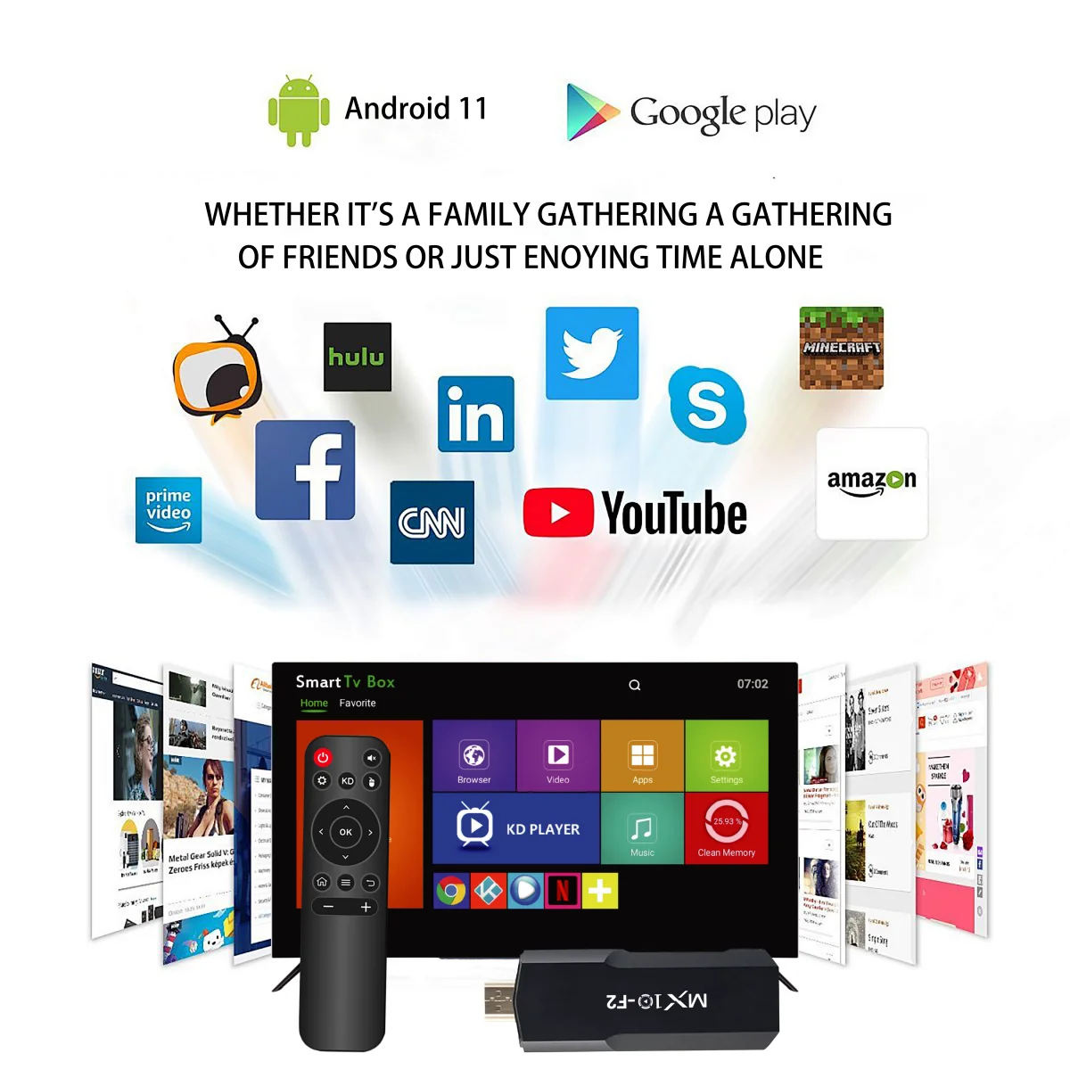 MX 10 Android 4K Streaming Stick