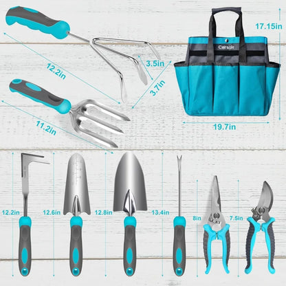 10-Piece Stainless Steel Garden Tool Set