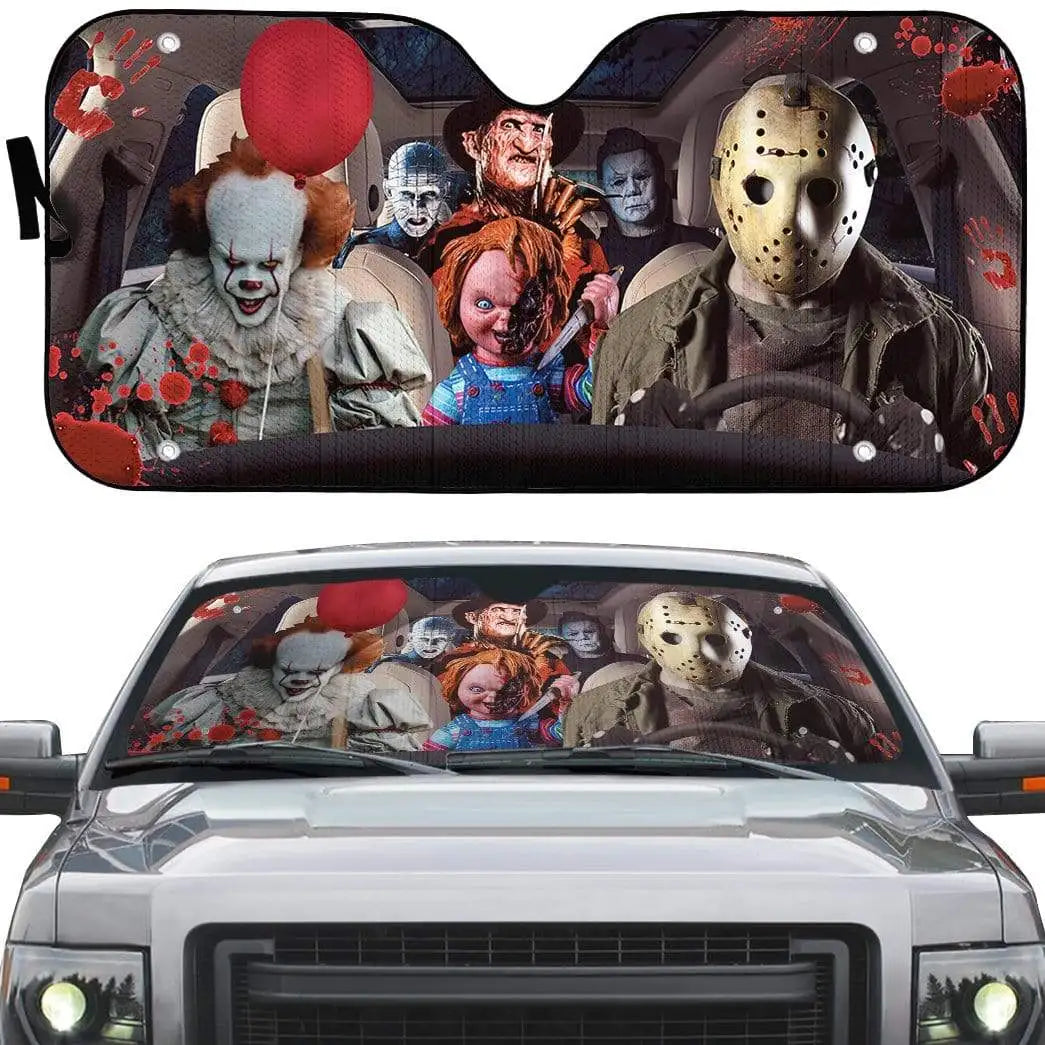 Spooky Car Sun Shades