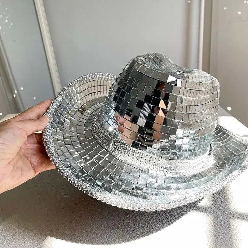 Vintage Cowgirl Disco Hat