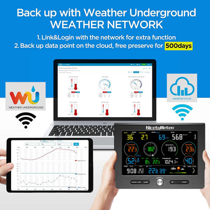 Smart Weather Station with Indoor AQI Monitoring