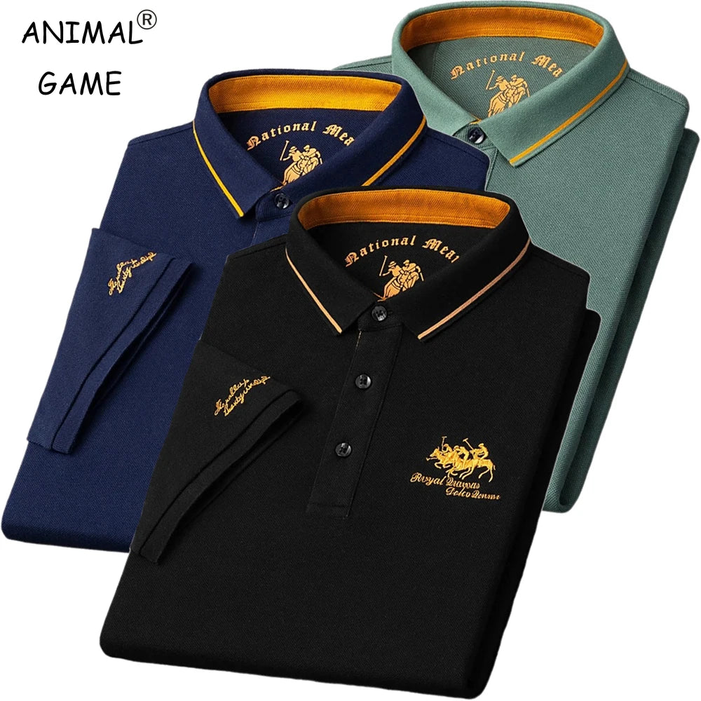 Men's Embroidered Polo Shirt