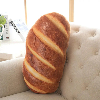 Bread-Design Throw Pillow