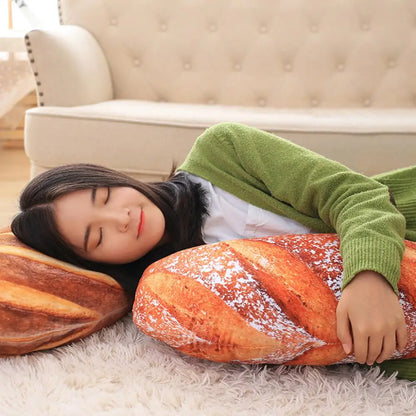 Bread-Design Throw Pillow