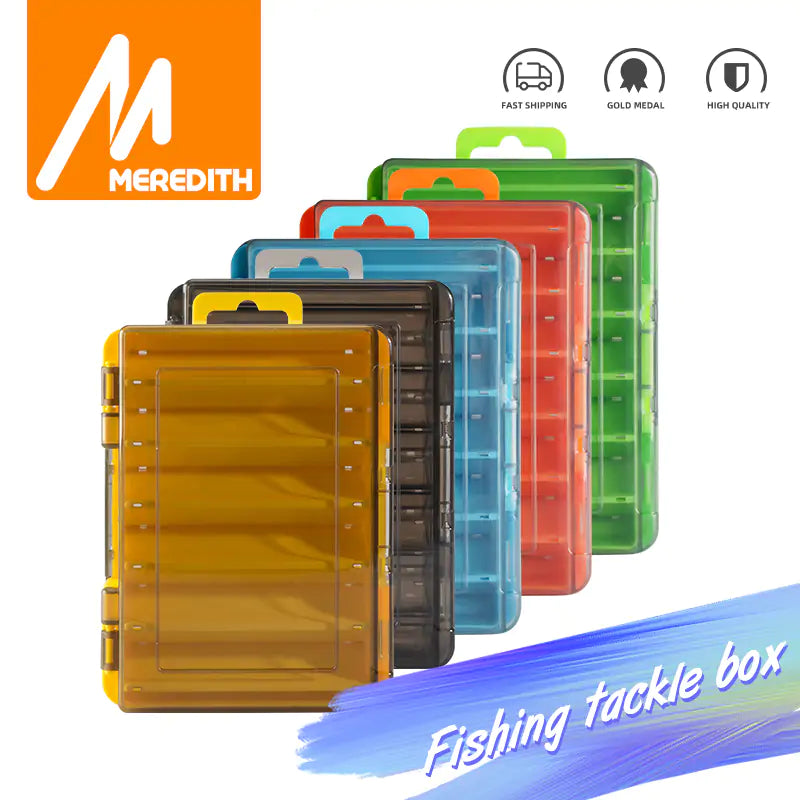 MEREDITH Fishing Tackle Box-12 Compartments