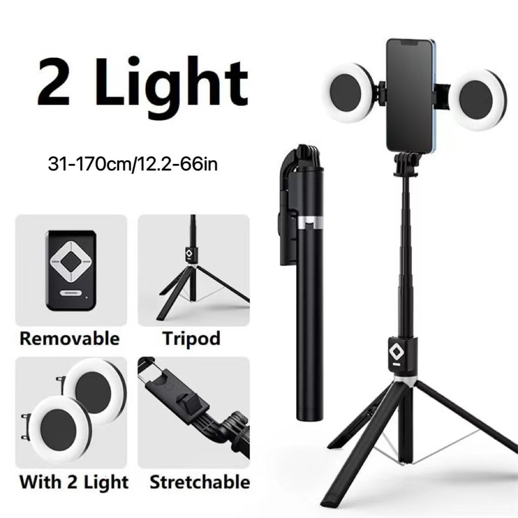 6-in-1 Wireless Selfie Stick Tripod