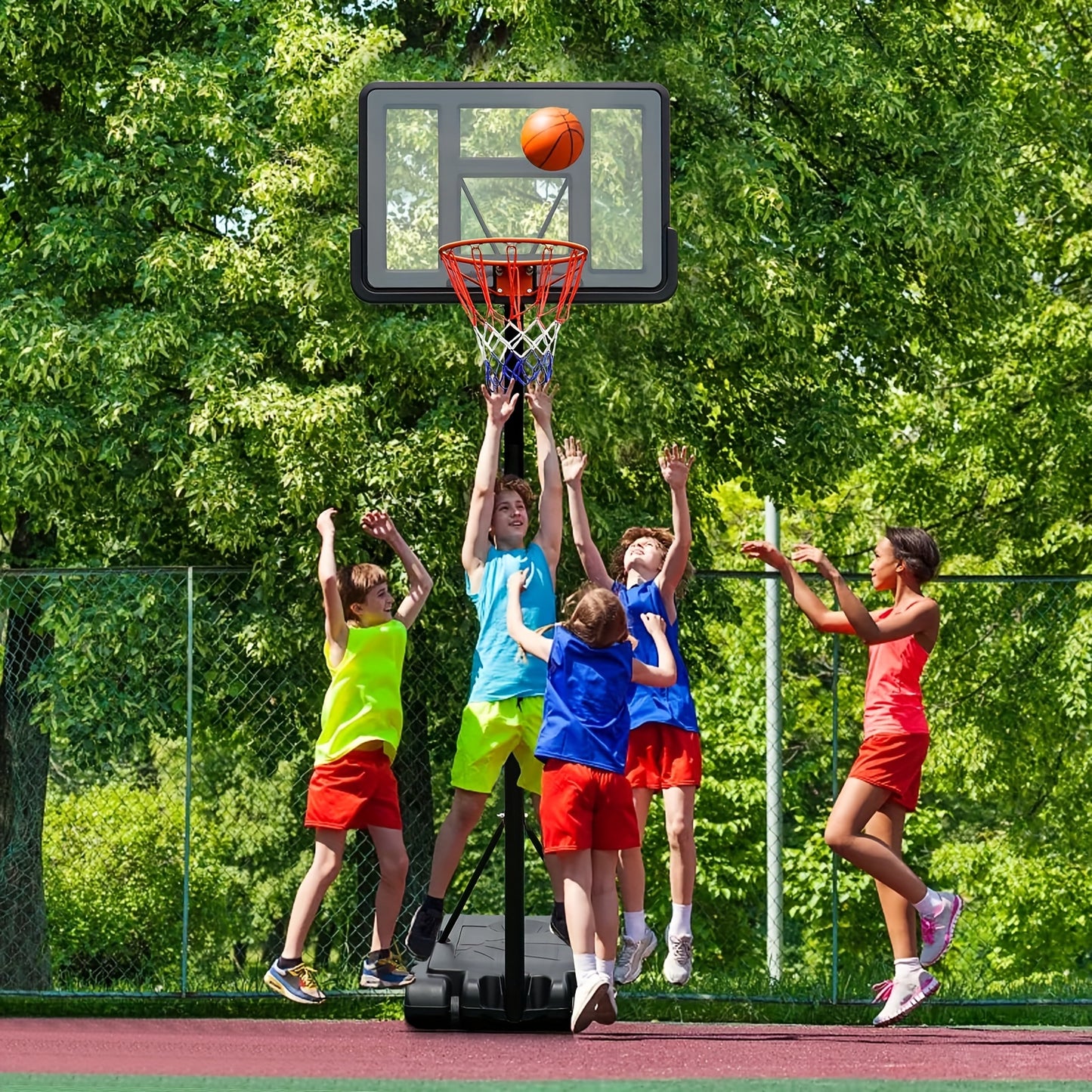 Portable 44in Outdoor Basketball Hoop