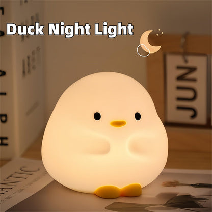 Cute Duck LED Night Lamp USB-Rechargeable