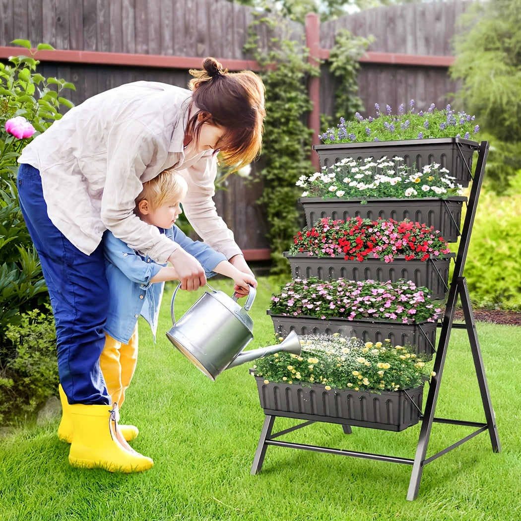 5-Tier Raised Garden Planter Box