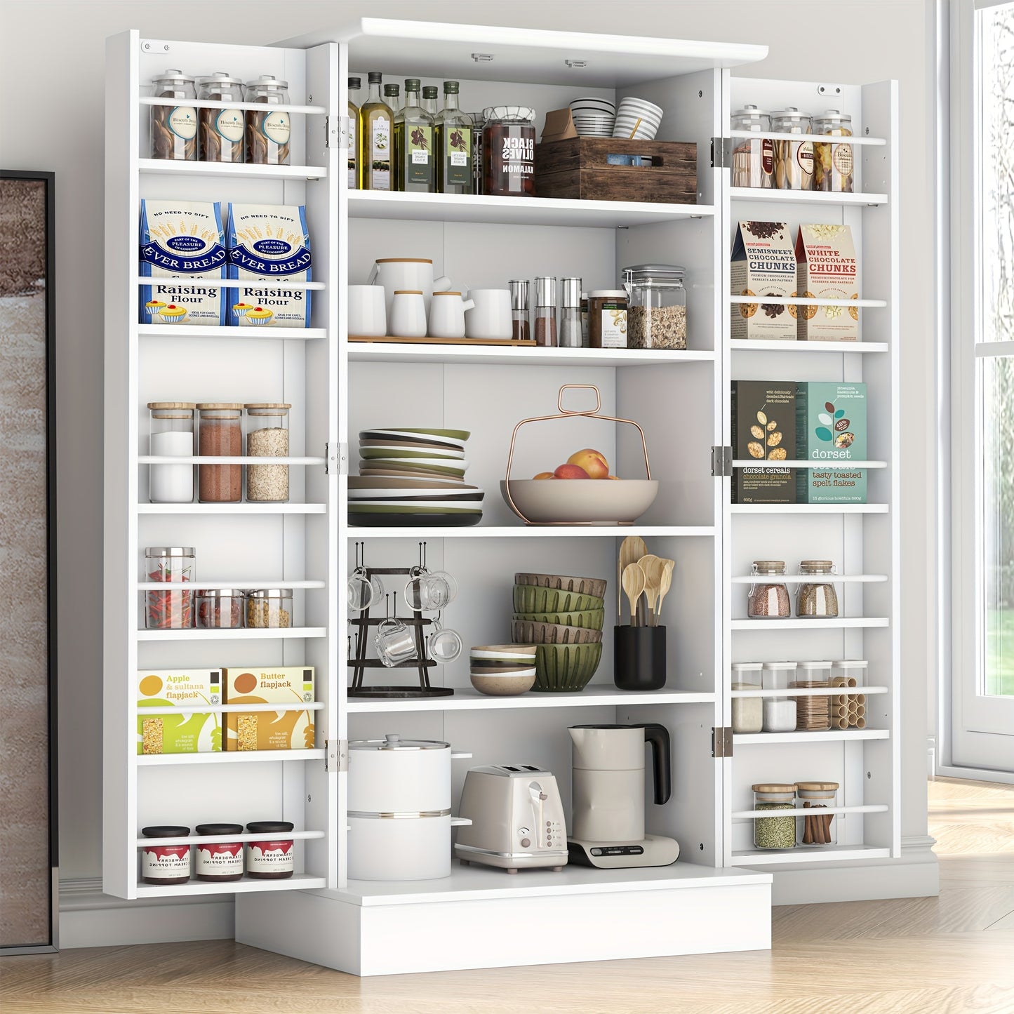 Kitchen Pantry Storage Cabinet