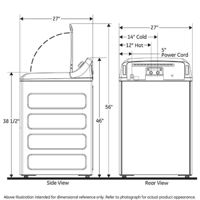 GE 4.5 Cu. Ft. Top Load Washer