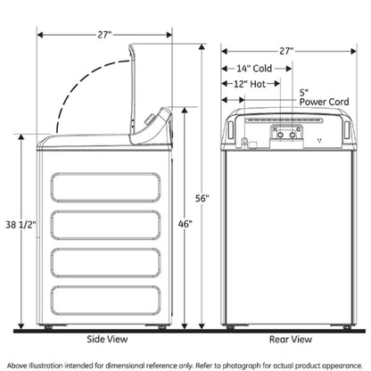 GE 4.5 Cu. Ft. Top Load Washer