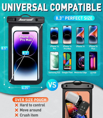 IPX8 Waterproof Phone Pouch (2-Pack)