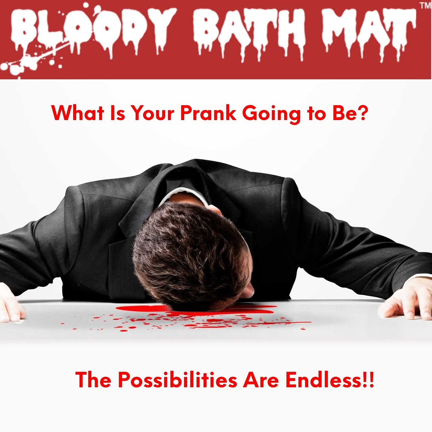 Shocking Blood-Turning Bath Mat