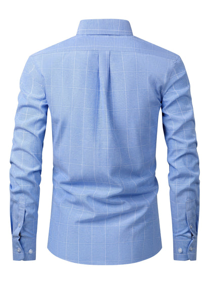 Men's "Dress-to-Impress" Checkered Shirt