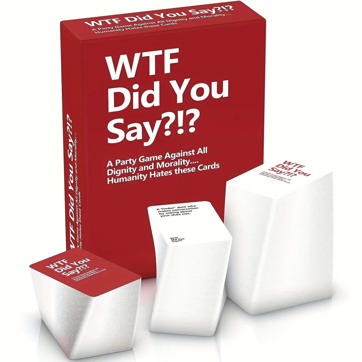 Adult Party Card Game: WTF Did You Say?