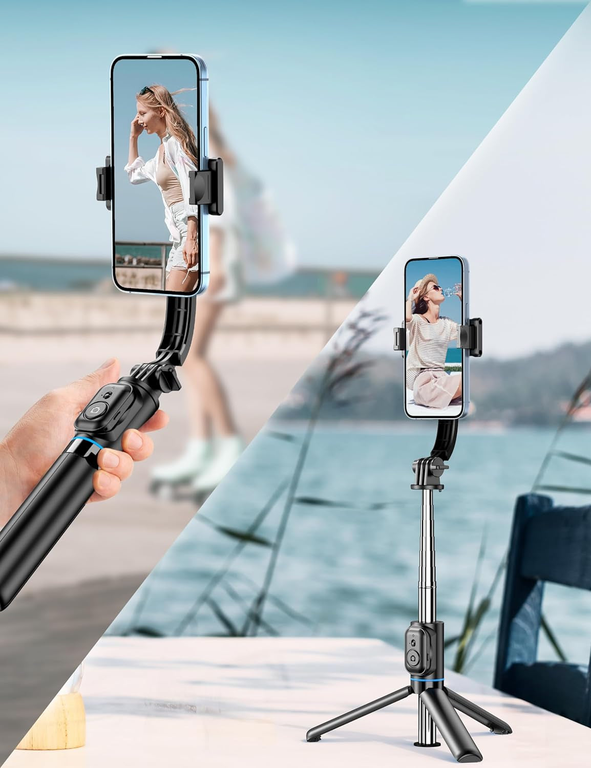 41" Extendable Selfie Stick Tripod