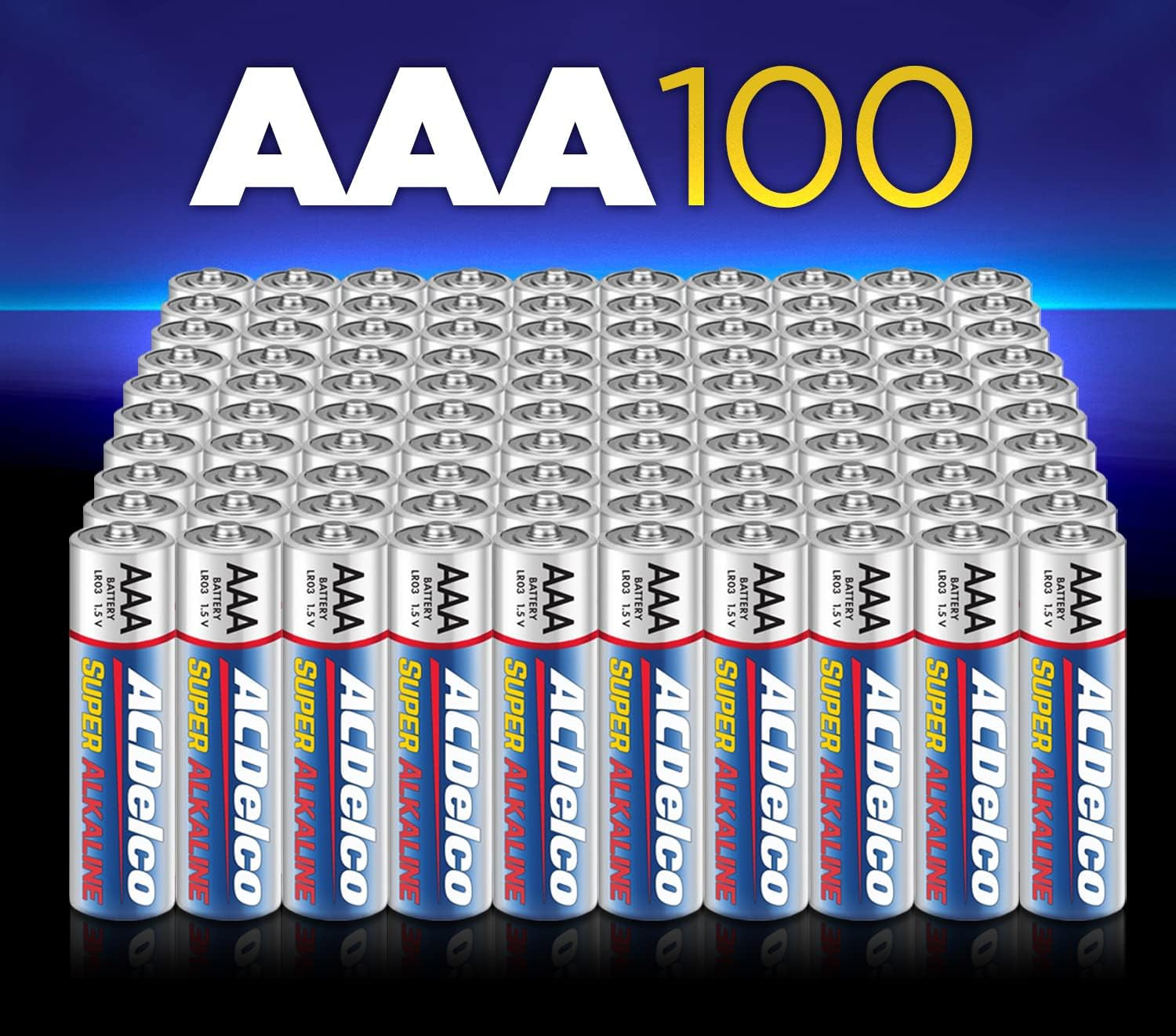 ACDelco 100-Count Pk AAA Batteries