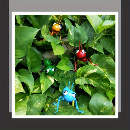 4-pc Large-Eyed Metal Ant Figurines